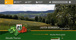 Desktop Screenshot of lauter-sachsen.de