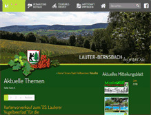 Tablet Screenshot of lauter-sachsen.de